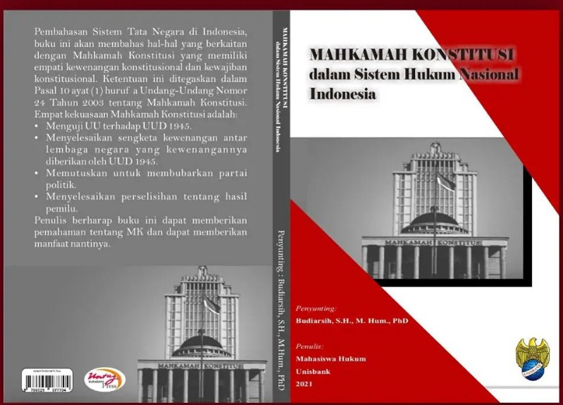 Buku Mahkamah Konstitusi Dalam Sistem Hukum Nasional Indonesia