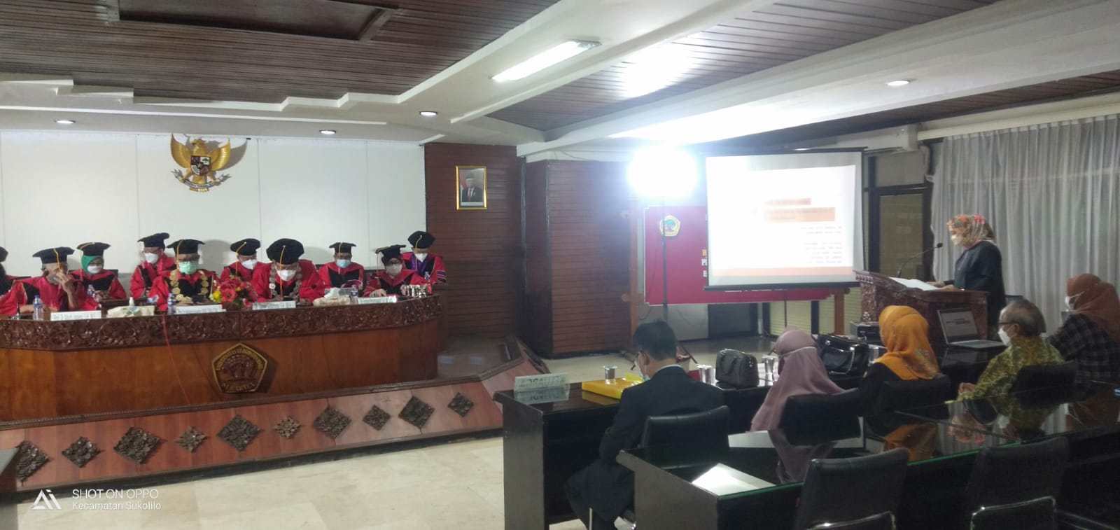 Ujian Terbuka Erna Mastiningrum Fakultas Hukum Untag Surabaya