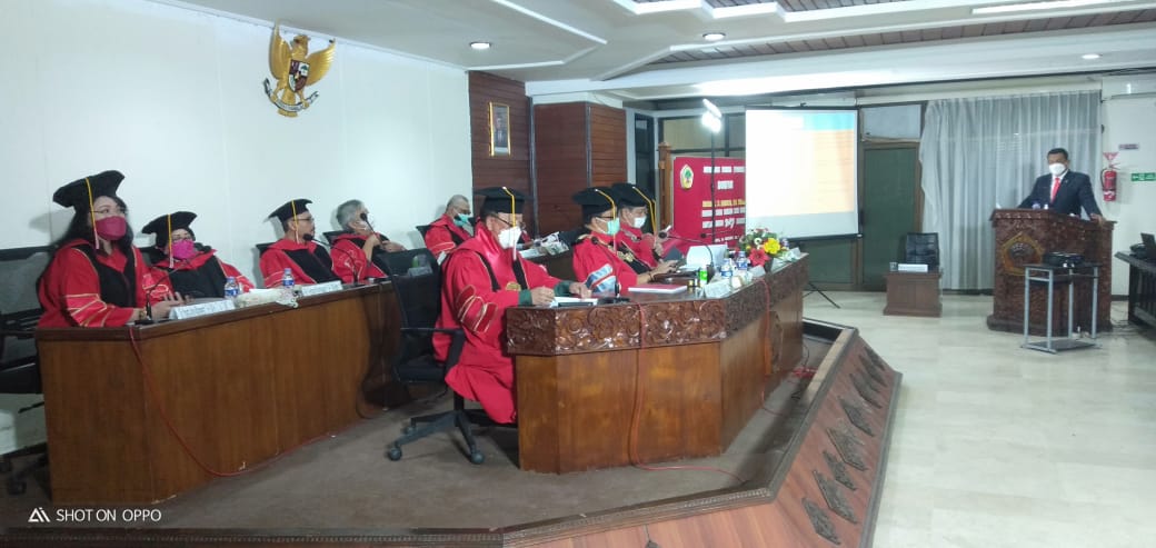 Ujian Terbuka Bambang S. Irianto Fakultas Hukum Untag Surabaya