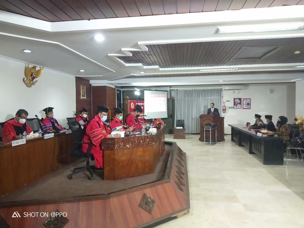 Ujian Terbuka M Abdim Munib Fakultas Hukum Untag Surabaya
