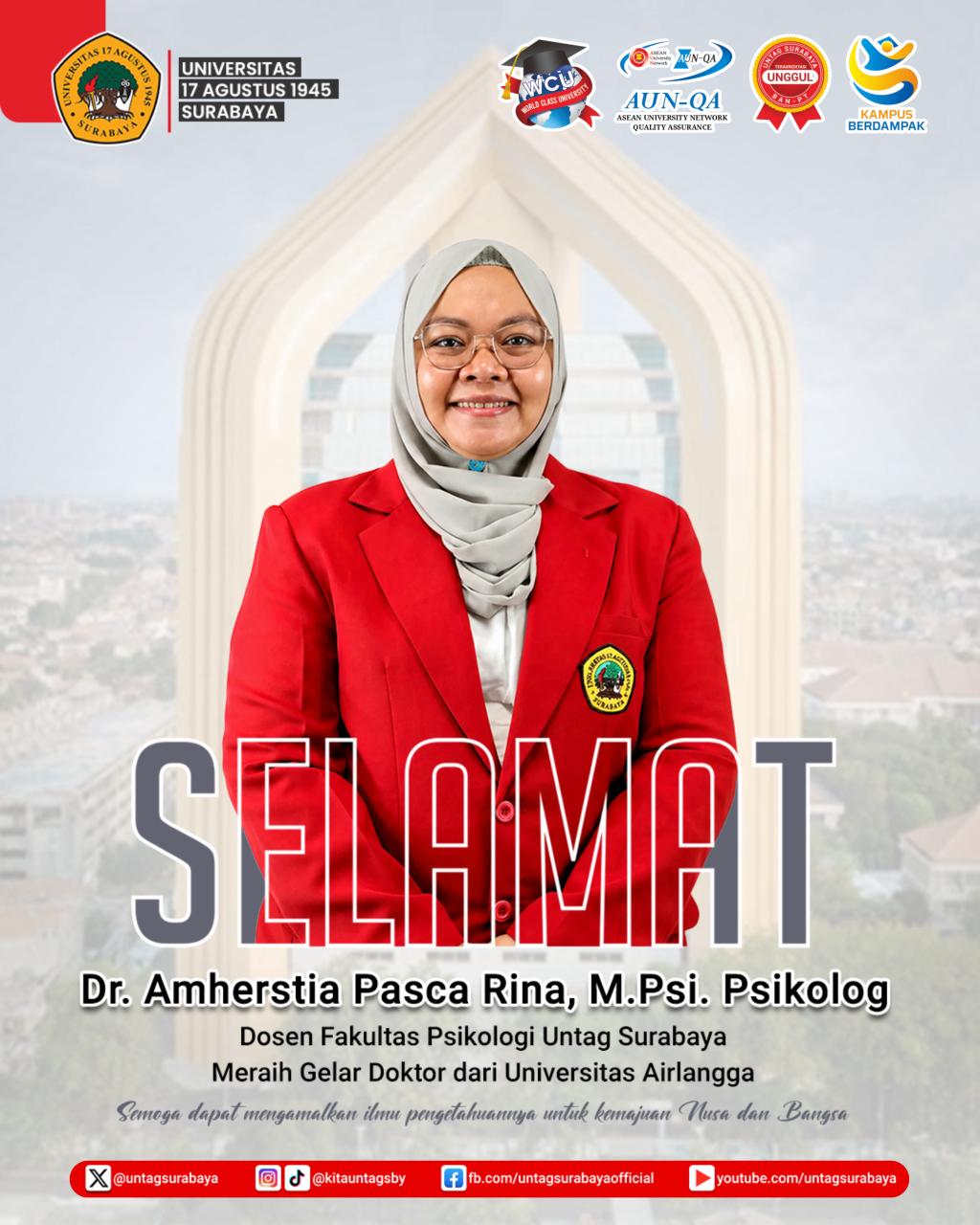 Selamat atas gelar doktor
