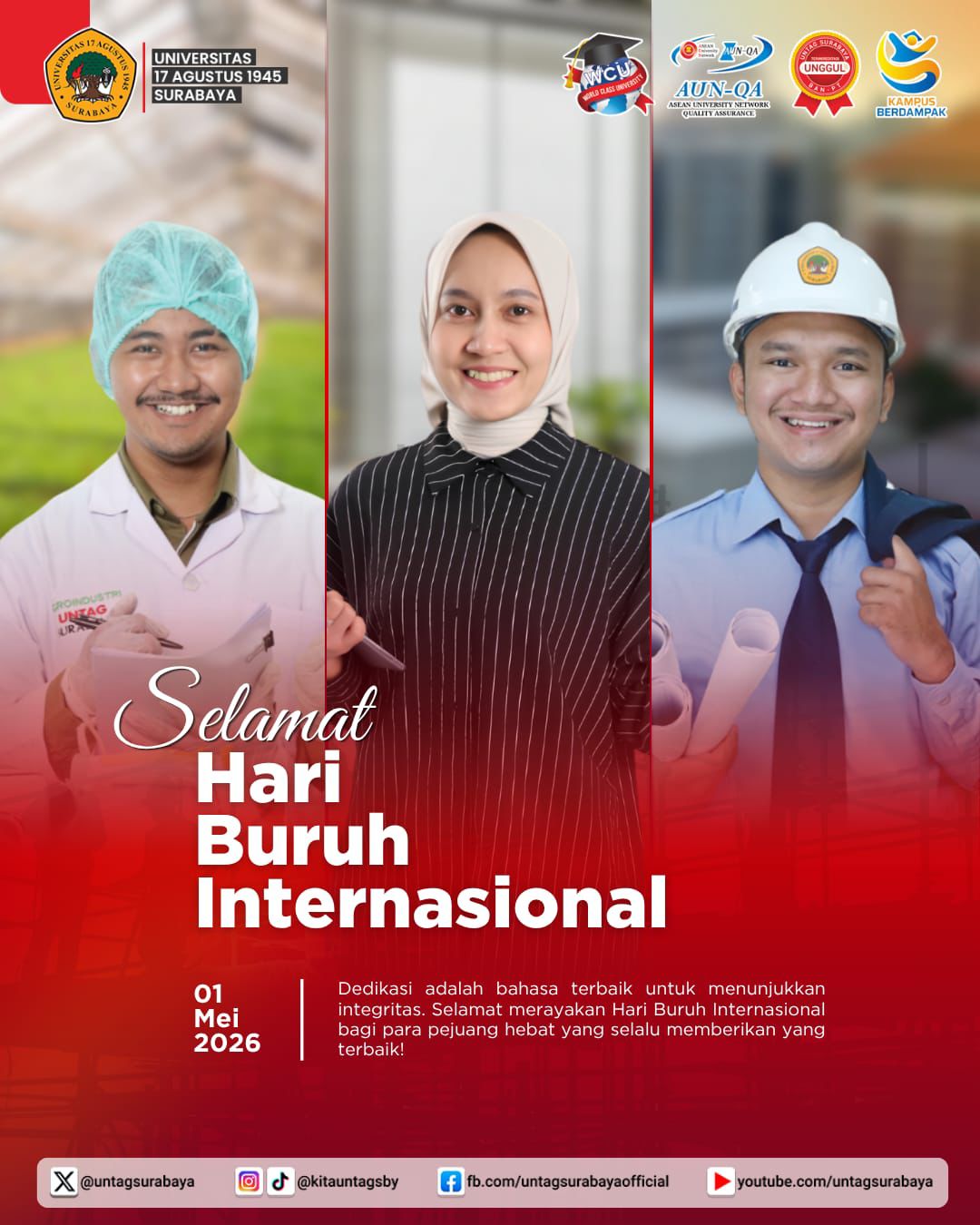 Selamat hari buruh internasional