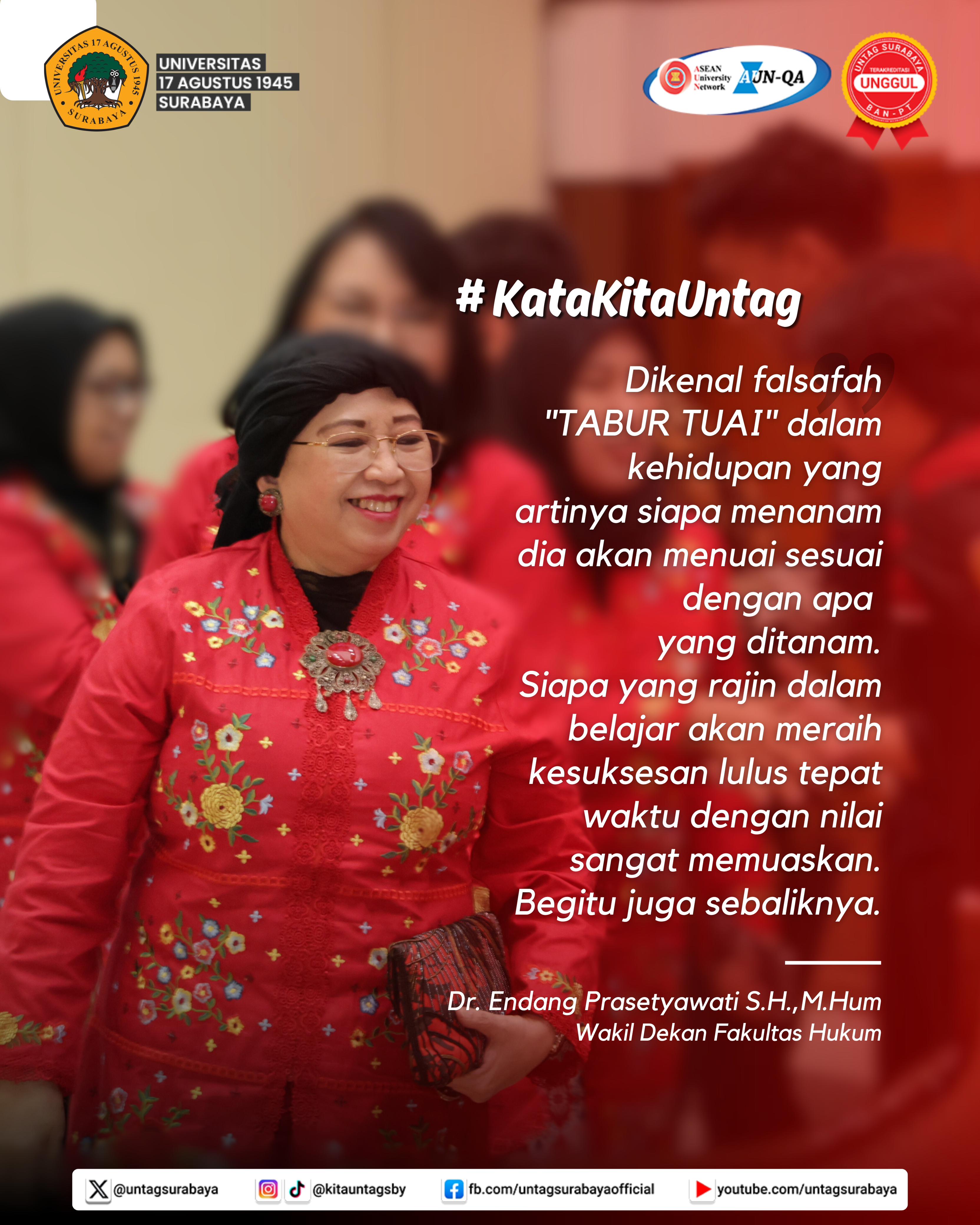 #KataKitaUntag : Wakil Dekan Fakultas Hukum