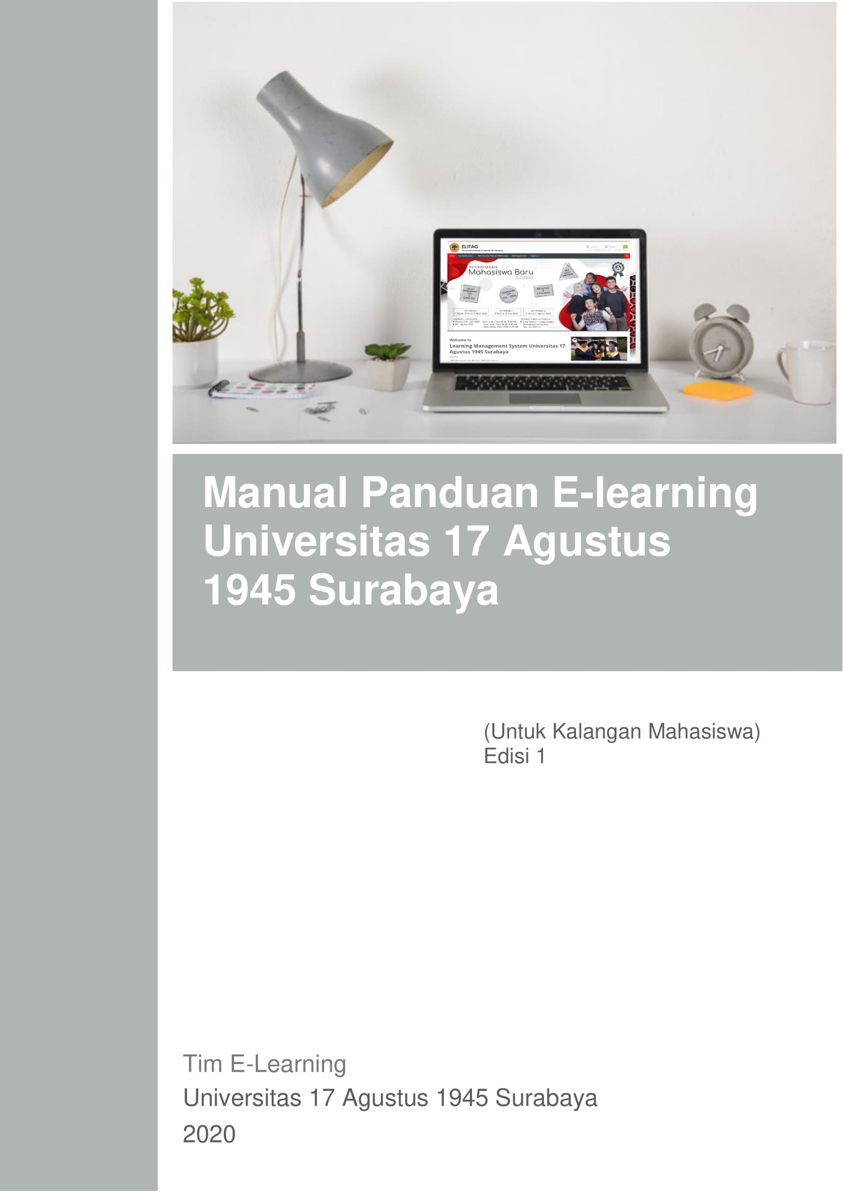Manual Panduan E-Learning Universitas 17 Agustus 1945 Surabaya
