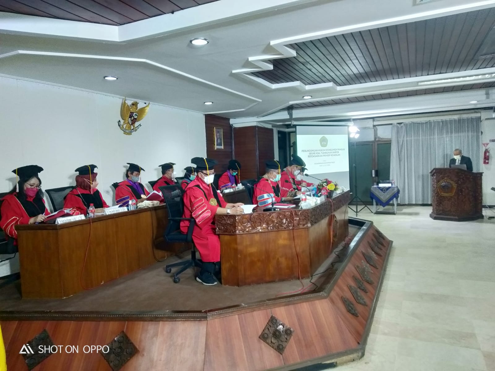 Ujian Terbuka Muhammad Musyaffak Fauzi Fakultas Hukum Untag Surabaya