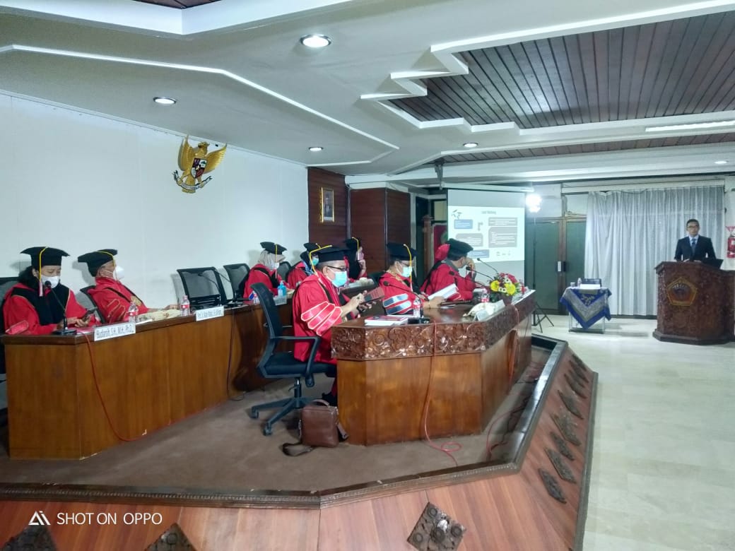 Ujian Terbuka Novritsar Hasintongan Pakpahan Fakultas Hukum Untag Surabaya