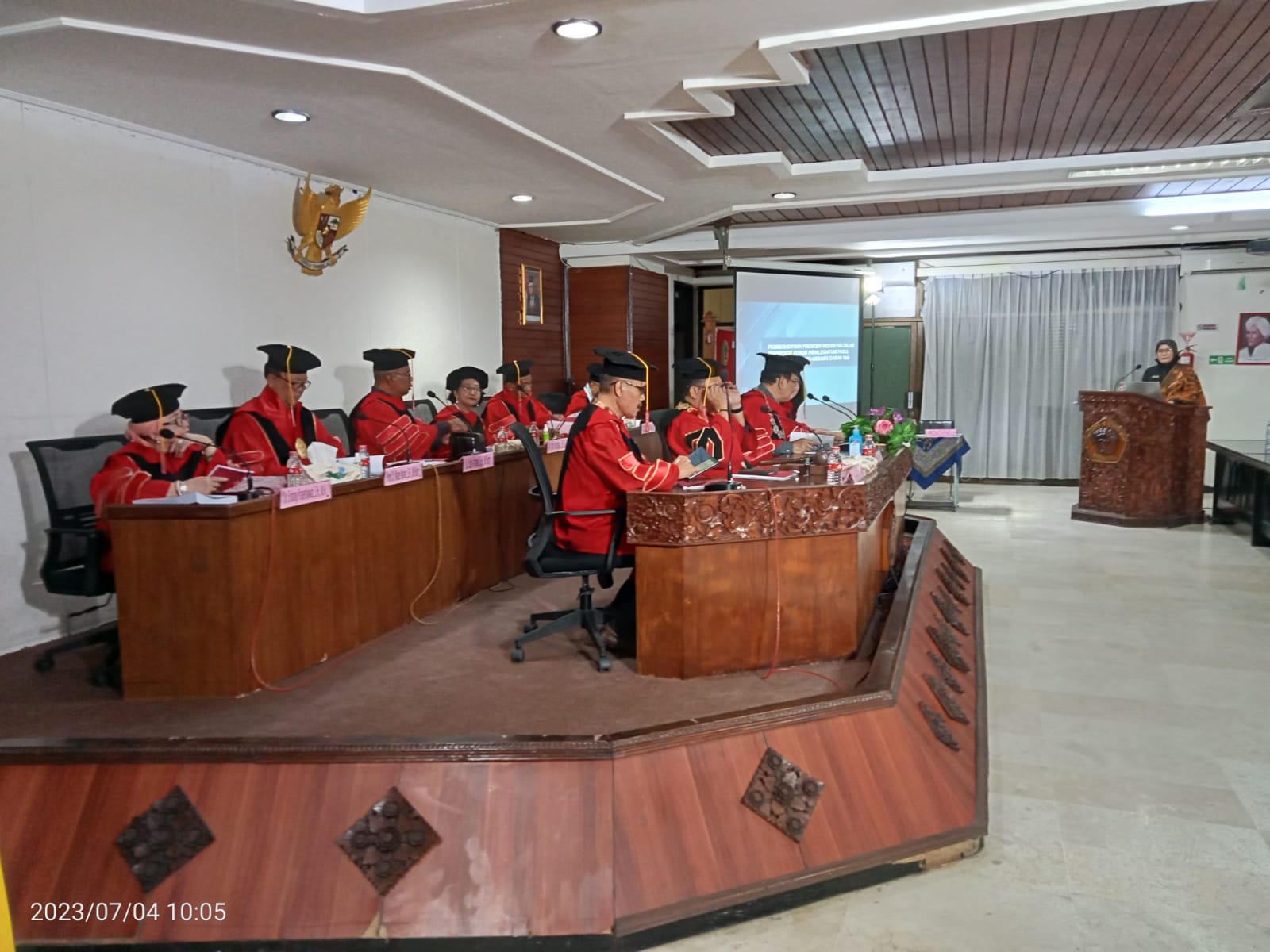 Ujian Terbuka Silm Oktapani Fakultas Hukum Untag Surabaya