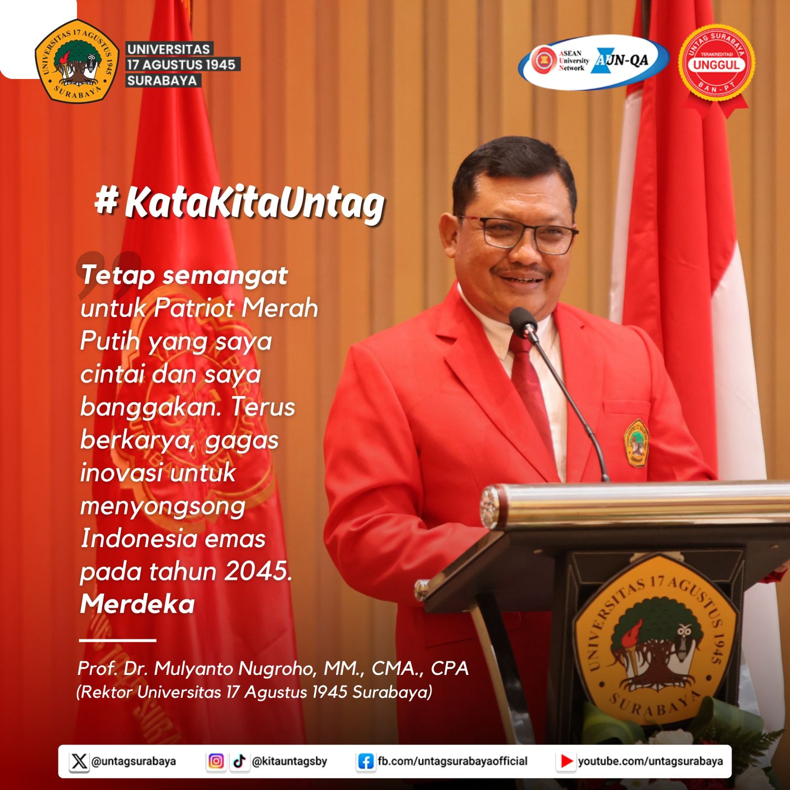 Kata Kita Untag Prof Dr. Mulyanto Nugroho