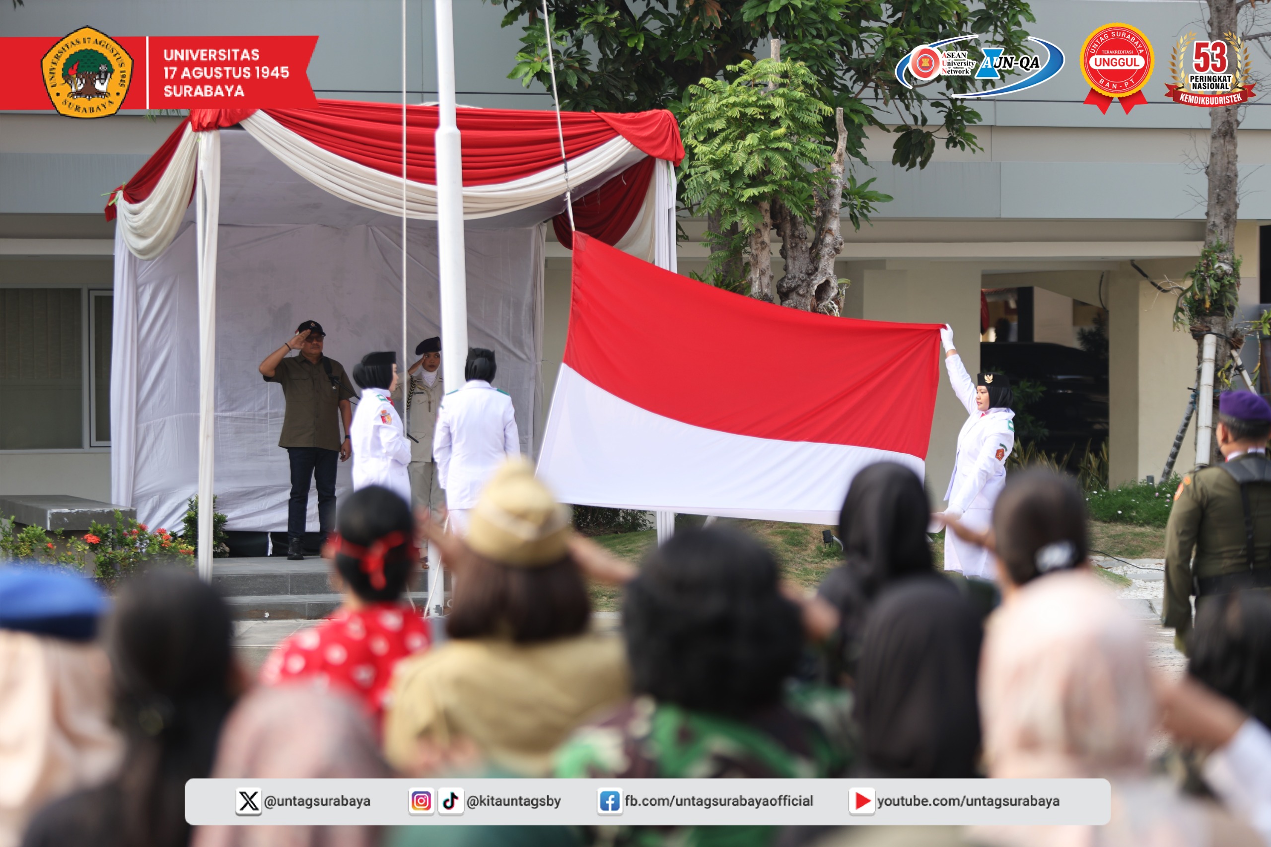 Pelaksanaan Upacara Hari Pahlawan 