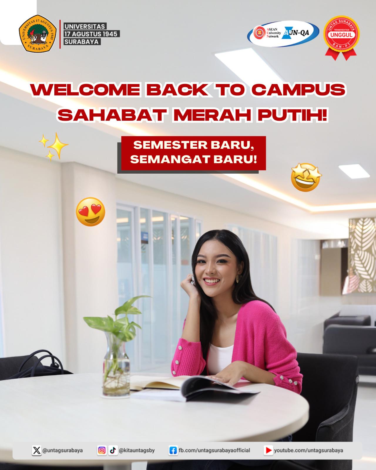 Welcome Back to Campus Sahabat Merah Putih