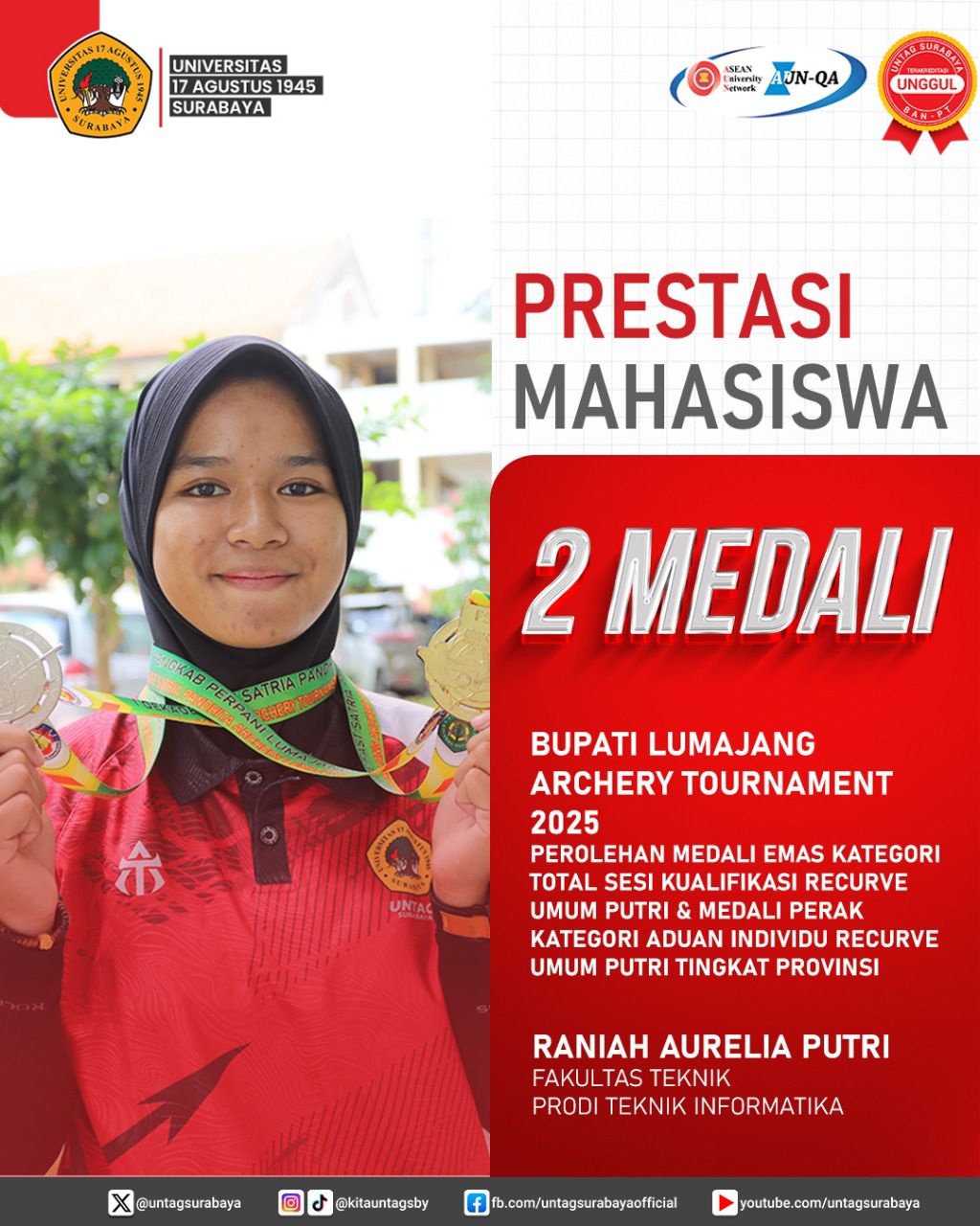 Prestasi Mahasiswa 2 Medali
