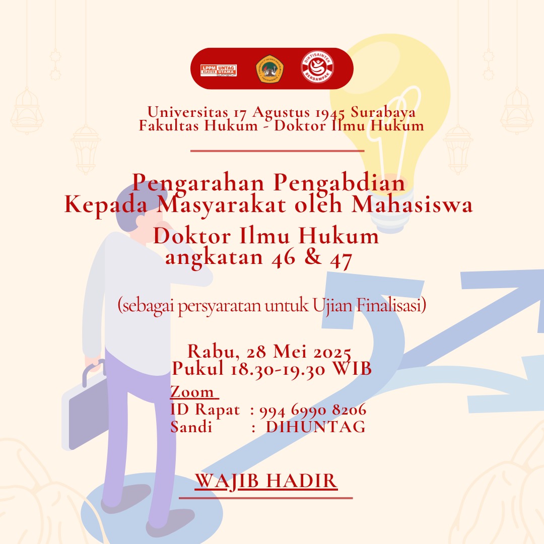 Pengarahan Pengabdian Kepada Masyarakat oleh Mahasiswa