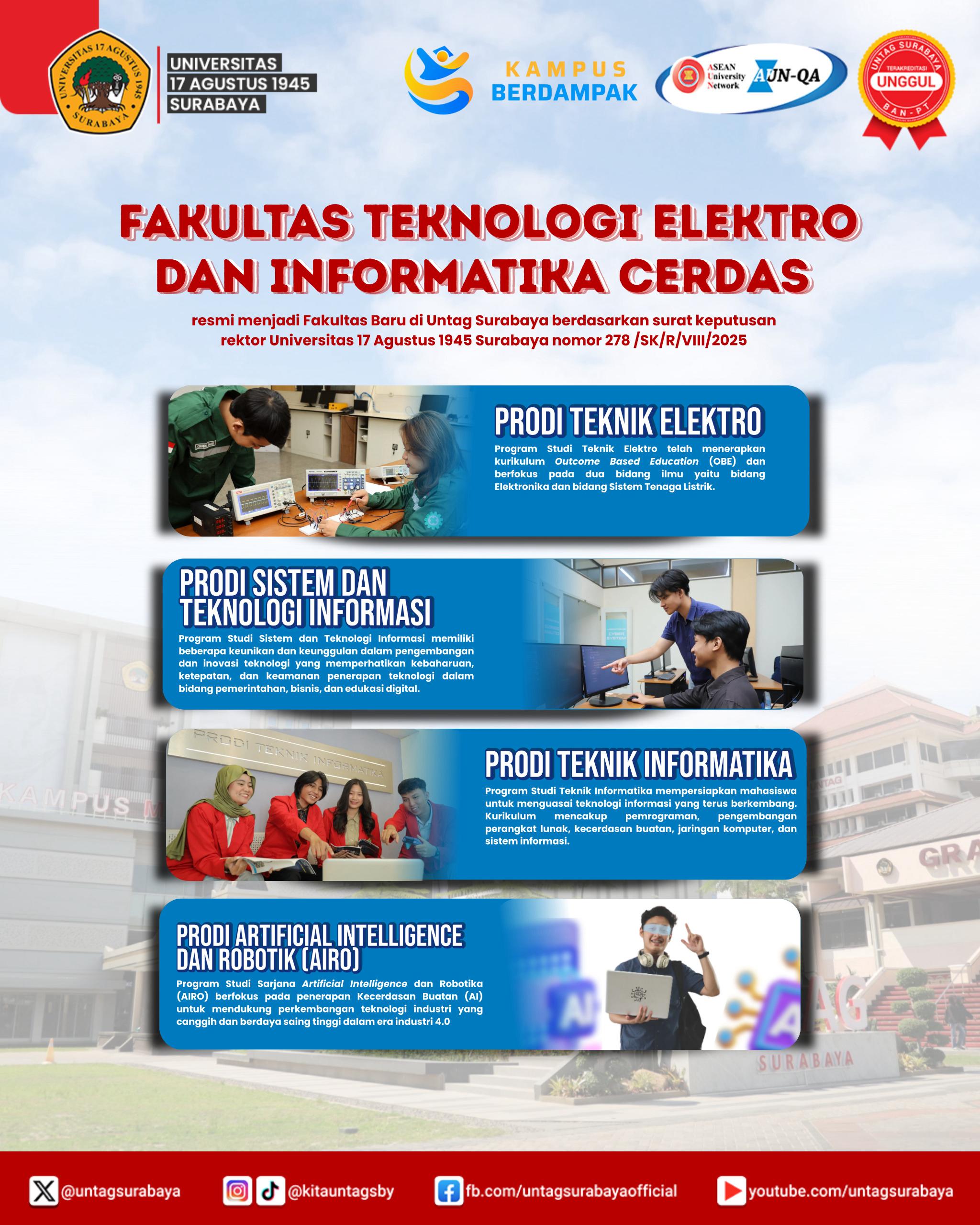 Fakultas Teknologi Elektro dan Informatika Cerdas