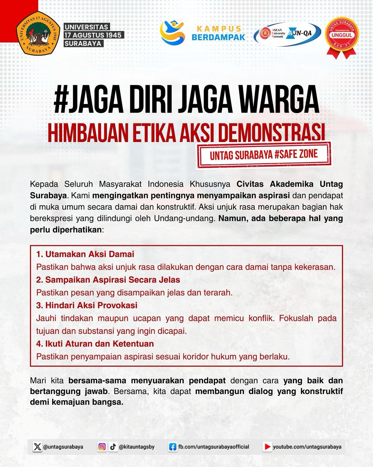#Jaga Diri Jaga Warga