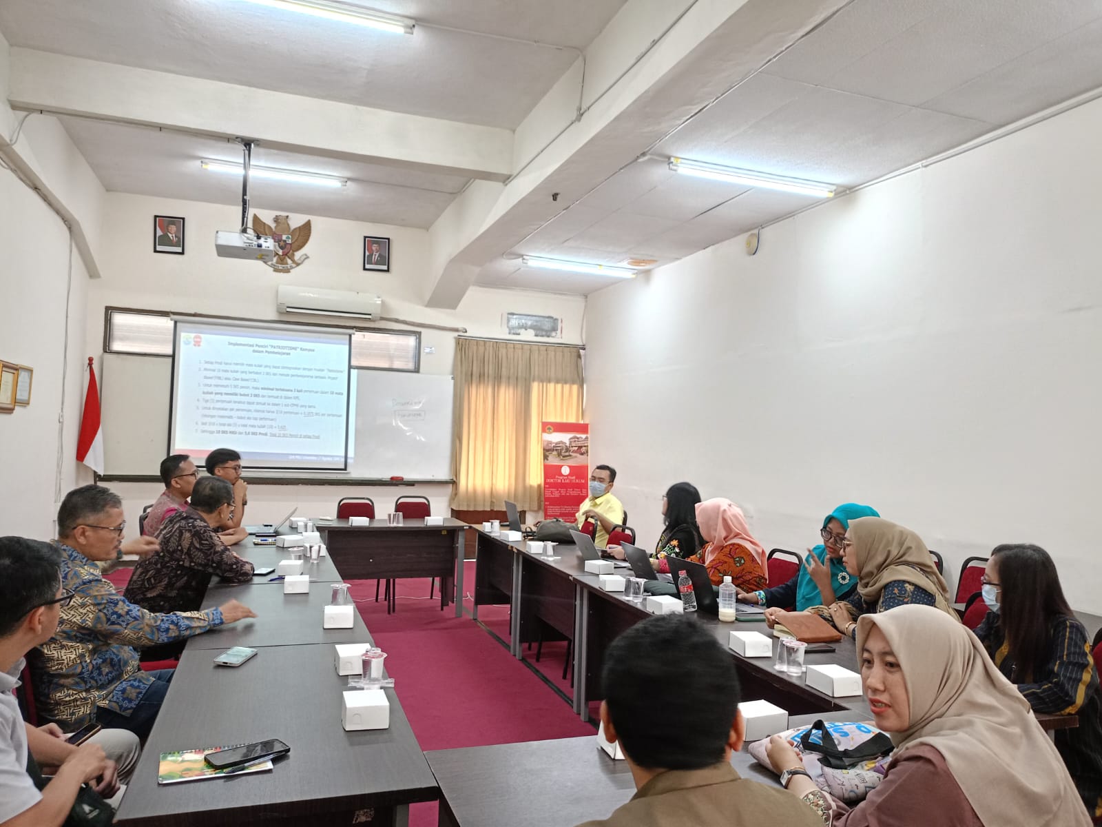 Hasil Rapat pendampingan Rencana Pembelajaran Semester (RPS) 