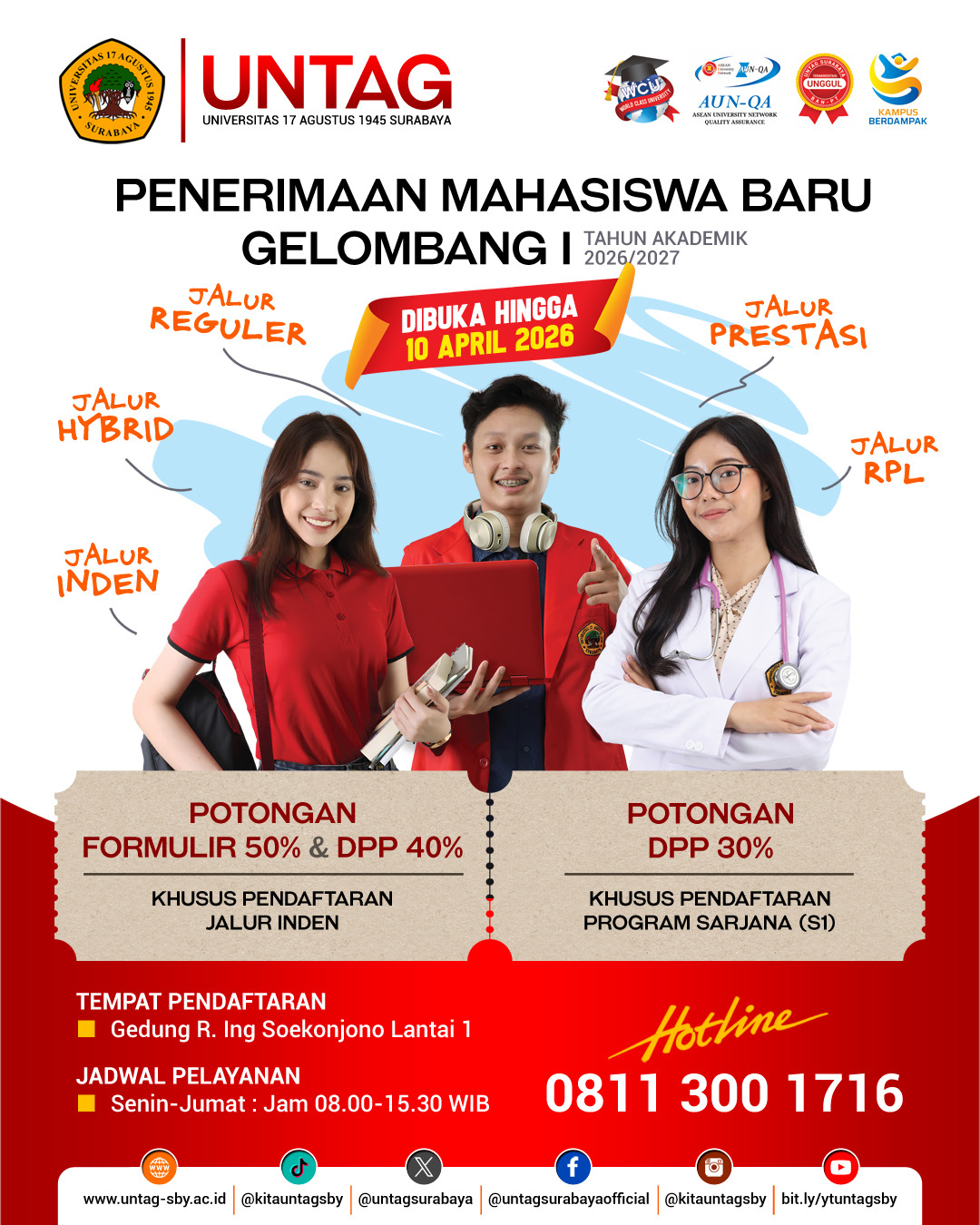 Penerimaan Mahasiswa Baru Gelombang 1 TA 2026_2027