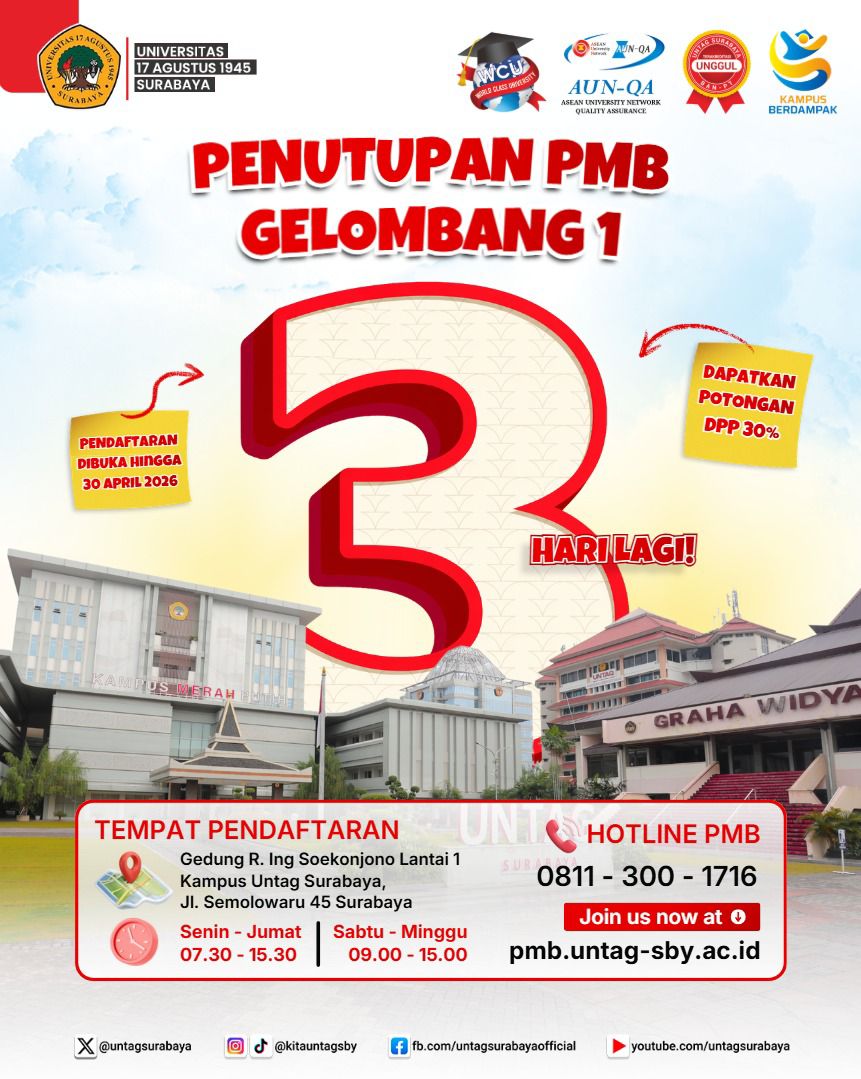 Penutupan PMB Gelombang 1
